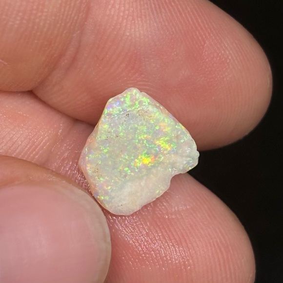 Color Cap Australian Coober Pedy Single Loose Uncut Opal Pick Of Choice - Picture 7 of 8